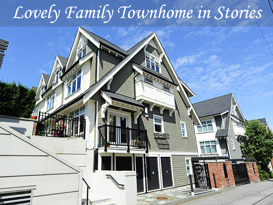 Family Craftsman Vancouver Townhome Four Sails Realty Inc